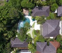 Villa Bougainvillea, Photo aérienne